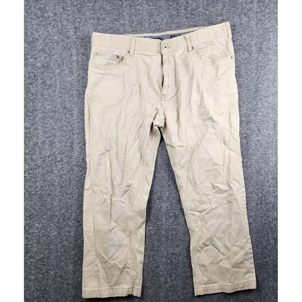 Iron Co Pants Mens 36x26 Desert Sand Straight Leg Chino Twill 1769323S